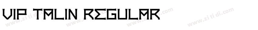 VIP Talin Regular字体转换